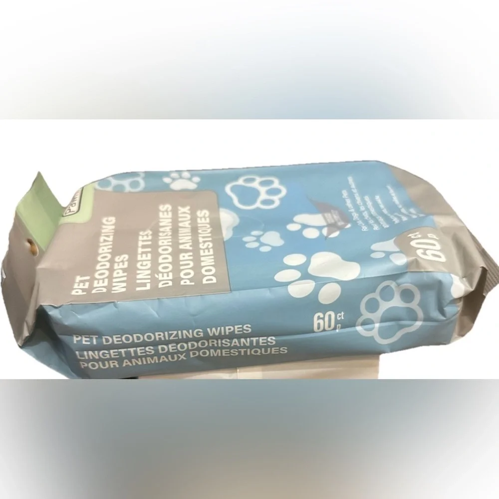 Pawrific Deodorizing Wipes for Dogs Cats and Pets 120 Count Pack of 2 New